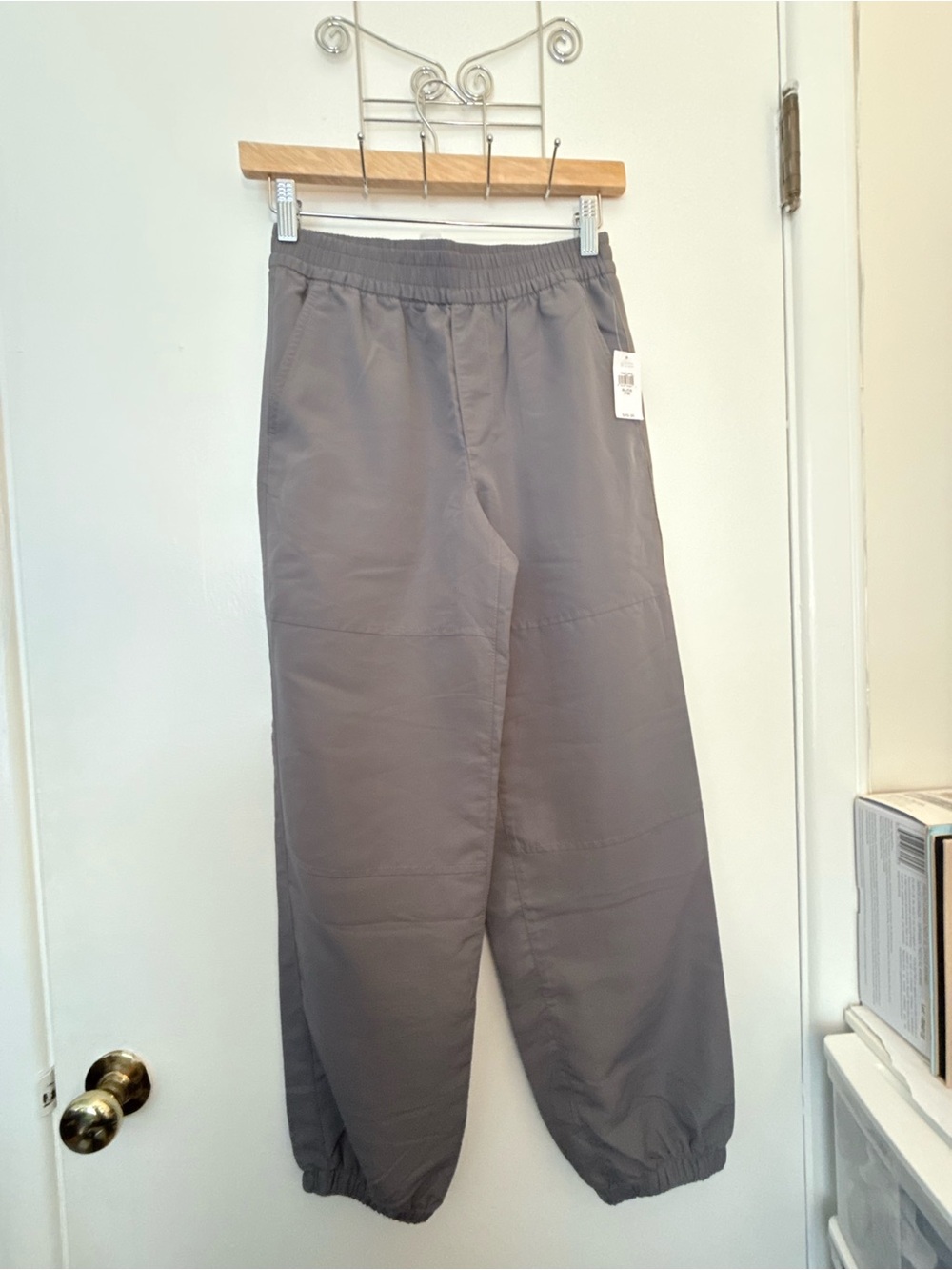 GAP Boys Gray Elastic Cuff Joggers